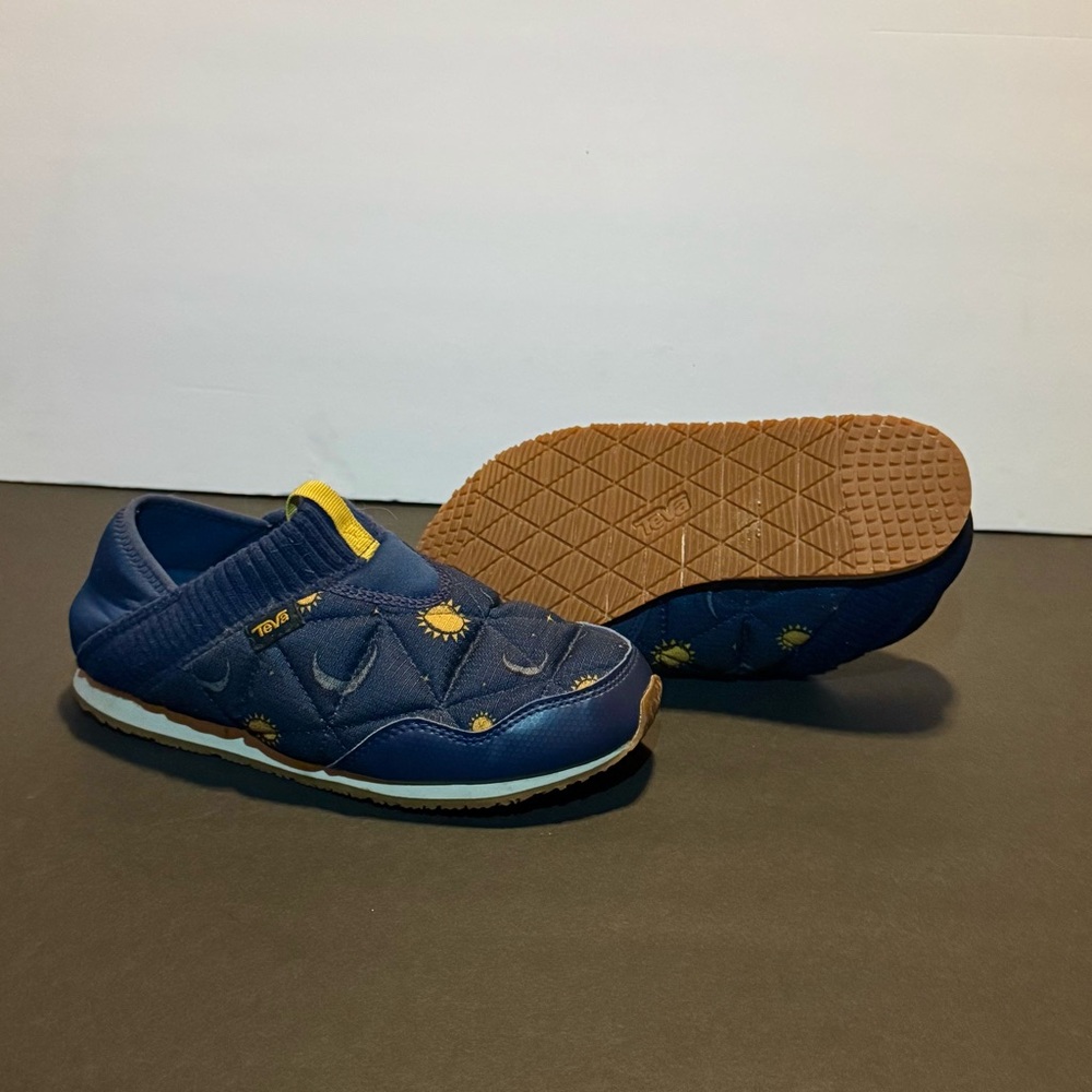 Teva Kids Navy and Yellow Slip-On Sneakers